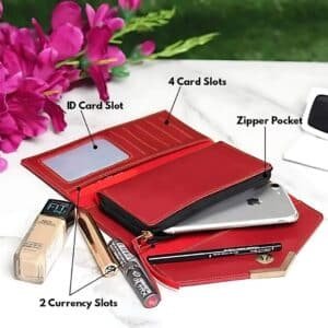 Customised 3 Fold Womens Wallet with Name
