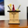 customised doctor pen stand with name engraving