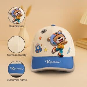 Customised Kids Cartoon Cap with Name