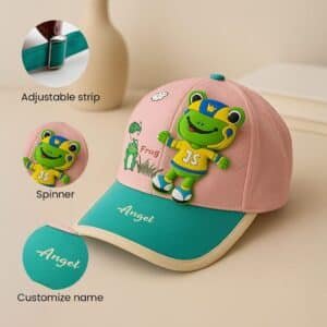 Customised Kids Cartoon Cap with Name