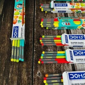 personalised Doms pencils with name