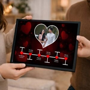 Love Story Timeline Frame